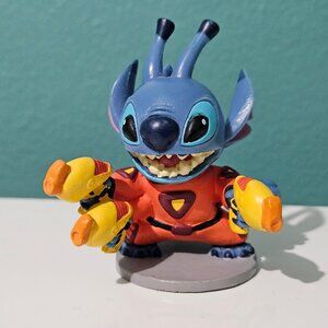 Disney Lilo & Stitch Prisoner Stitch 2.5" Figure PVC Lasers Blasters Cake Topper